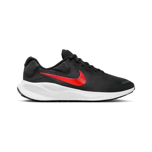 Nike Revolution 7 Running Shoe Black/White/University Red- FB2207 003 - Picture 1 of 7